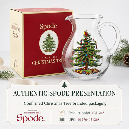 Spode Pitcher, Glass, Multi-Colour