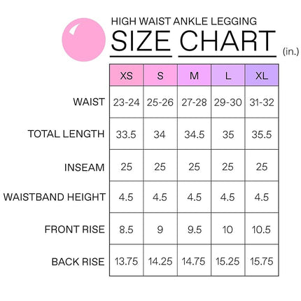 Yogalicious High Waist Squat Proof Soft Printed Leggings for Women, Rouge Blush, XS
