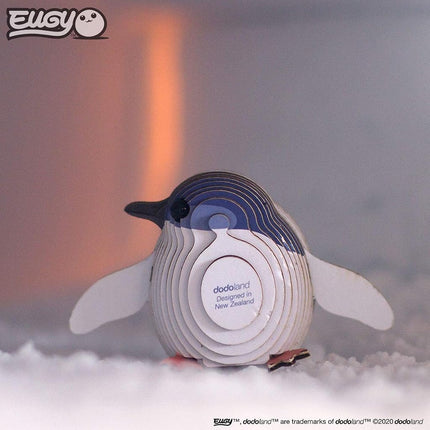EUGY 017 Penguin 3D Paper Puzzle - 28 Pieces Eco-Friendly Educational Toy Puzzle for Boys, Girls & Kids Ages 6+