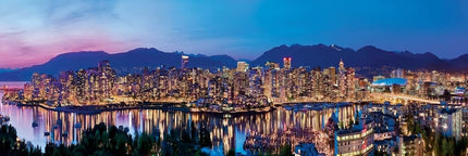 MasterPieces Rompecabezas de 1000 piezas para adultos, familias o jóvenes - Vancouver Panorámico - 13"x39"