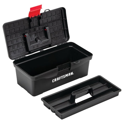 CRAFTSMAN Tool Box, Lockable, 13 in, Red/Black (CMST13004)