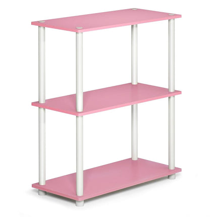 Furinno TURN-N-TUBE Storage Shelves, 3-Tier Book S