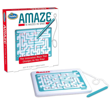 ThinkFun Amaze - 16 laberintos, justo en tu mano