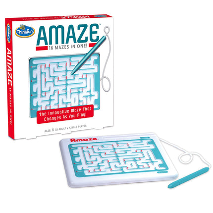 ThinkFun Amaze - 16 Mazes, Right in Your Hand