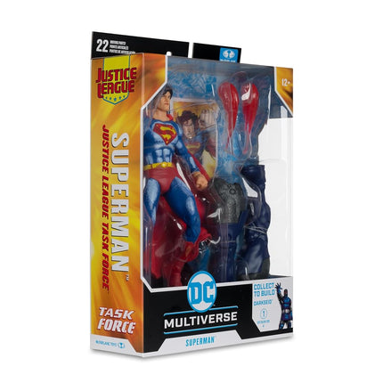 McFarlane DC Multiverse Superman (Justice League Task Force) 7in Build-A Figure Toys