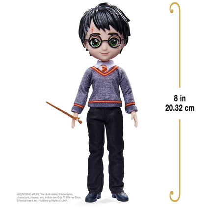 Wizarding World, Harry Potter Collectible 8 inch Doll in Hogwarts Gryffindor Uniform with Accessories Kids Toys for Girls and Boys Ages 5 and Up