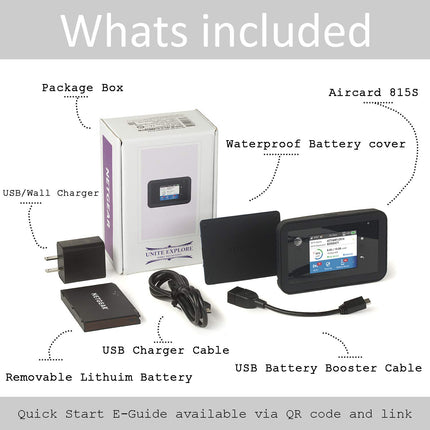 NETGEAR Unite Explore AC815S | Punto de acceso WiFi móvil Cat.9 4G LTE | Velocidad de descarga de hasta 450 Mbps | Conecte hasta 15 dispositivos | 18 horas de uso por carga | 2 conectores de antena MIMO TS-9 | GSM Desbloqueado