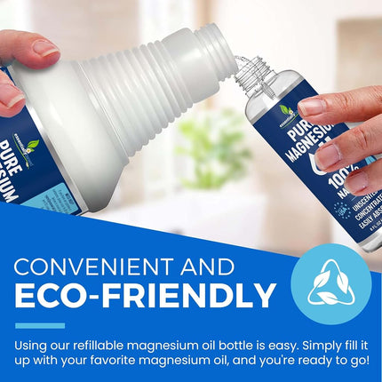 Essentially Based Magnesium Oil Spray | 236ml | Magnesium Spray for Muscles, Restless Legs & Aching Joints | Improve Sleep & Reduces Migraines | Transdermal Magnesium | Magnesium Chloride Oil