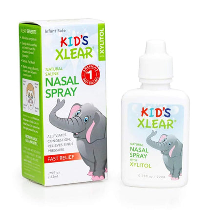 Xlear Natural Xylitol Saline Nasal Spray for Kids 