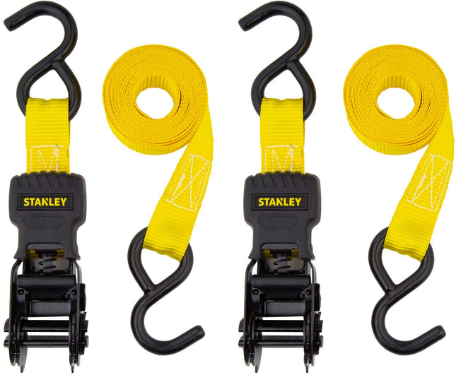 Stanley S10002 Black/Yellow 1" x 10' Ratchet Tie D