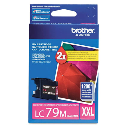 Brother Imprimante LC79M Cartouche d'encre Magenta Très Haute Capacité (XXL) - Emballage de détail
