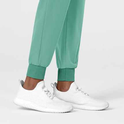 WonderWink Women's Jogger Utility Scrub Pant, Turquoise, Medium
