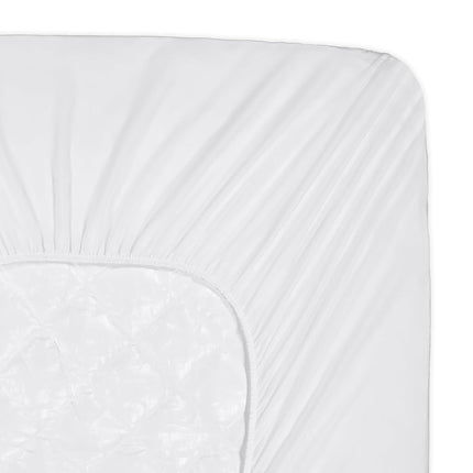 Serta Simply Clean Triple Action Mattress Pad, Waterproof Mattress Pad, Ultra Soft and Stain-Resistant Mattress Pad, Machine Washable, Twin XL, White