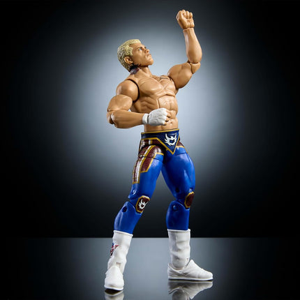 Mattel WWE Top Picks Elite Action Figure & Accessory Set, The American Nightmare Cody Rhodes 6" Collectible with Interchangeable Hands, Ring Gear & 25 Points of Articulation