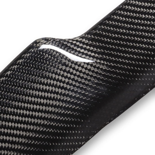 DNA MOTORING 2-SPC-6312-CF Black Carbon Fiber V-Style Rear Trunk Lid Spoiler Compatible with 2017-2021 Audi A5 Quattro S5 Coupe Models