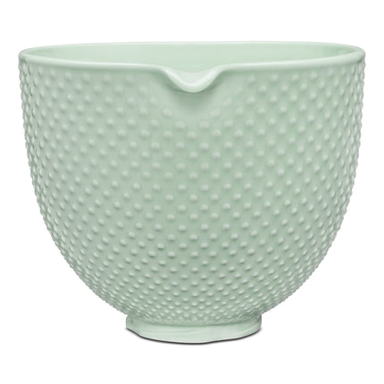 KitchenAid 5 Quart Ceramic Bowl for All 4.5-5 Quart Tilt-Head Stand Mixers KSM2CB5TDD, Dew Drop