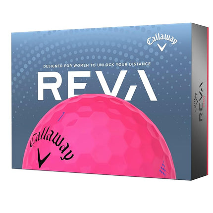Callaway Golf REVA Golf Ball 2023, Pink, one dozen