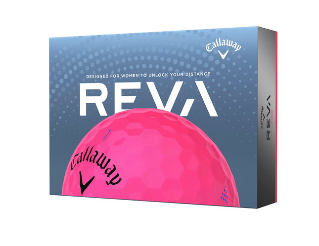Callaway Golf REVA Golf Ball 2023, Pink, one dozen