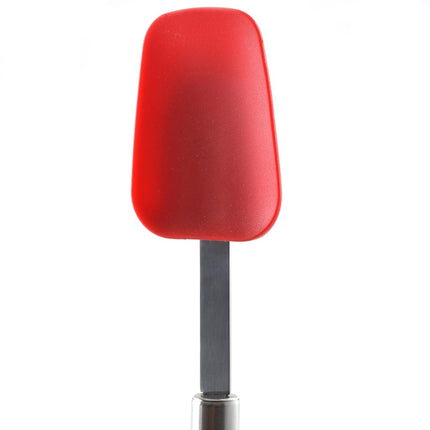 Norpro 3 Piece Silicone/Stainless Steel Kitchen Spatula Set - Red, Large