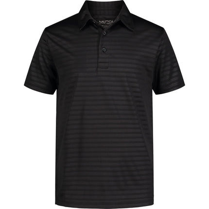 Nautica Boys' Active Short Sleeve Polo Shirt, Butt