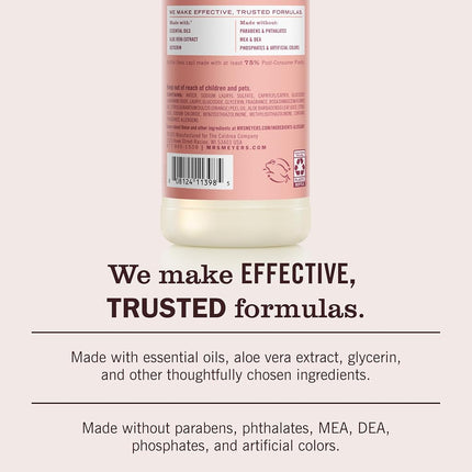 Mrs. Meyer's Clean Day Rose Scent Liquid Dish Soap 16 oz. 1 pk - Case Of: 16