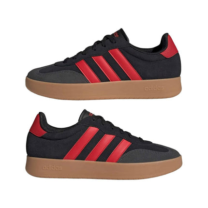 adidas Men's BARREDA Shoes, core Black/Better scarlet/GUM10, 4 UK