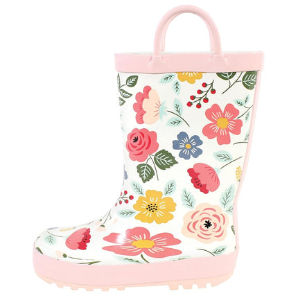 Bottes de pluie Hudson Baby unisexe pour enfant, motif botanique moderne, taille 12 US enfant