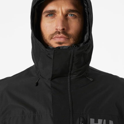 Helly Hansen Men's Rigging Coat, Black, L
