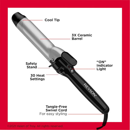 Revlon Long Lasting Extra Loose Curls Curling Iron, 1 1/2"