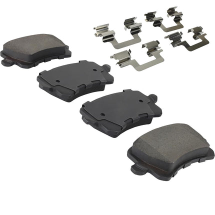 QUALITY-BUILT Premium Rear Brake Pads for 15-15 Audi, BP1348 Semi-Met