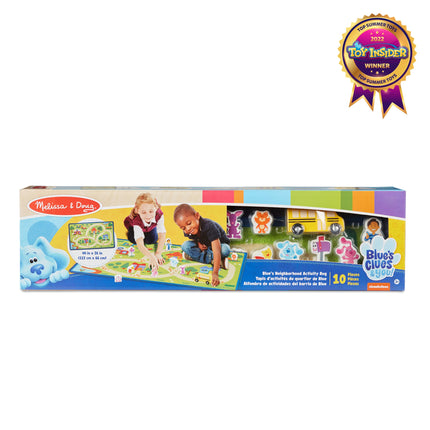 Melissa & Doug: Blue's Clues Town Activity Rug 112cm x 66cm | Playspaces and Decor | 3+ | Gift for Boy or Girl
