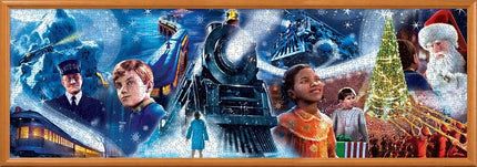 MasterPieces Puzzle de Noël Le Pôle Express - 1000 pièces - 33 x 99 cm