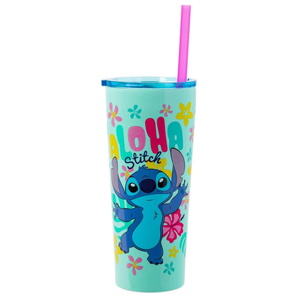 Silver Buffalo Stitch 22oz Double Walled Stainless Tumbler