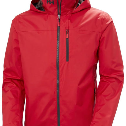Helly-Hansen Men's Crew Hooded Jacket 2.0, 162 Red