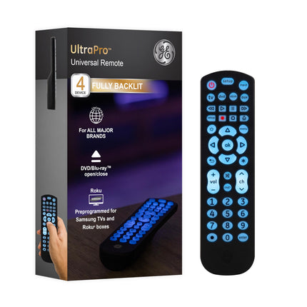 GE Universal Remote Control for Samsung, Vizio, LG