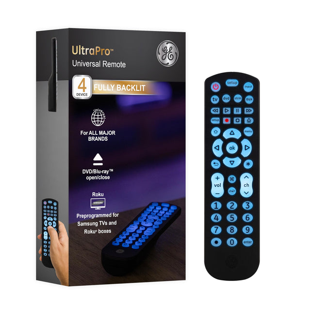 GE Universal Remote Control for Samsung, Vizio, LG