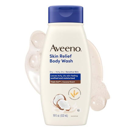 Aveeno Skin Relief Body Wash with a Gentle Coconut