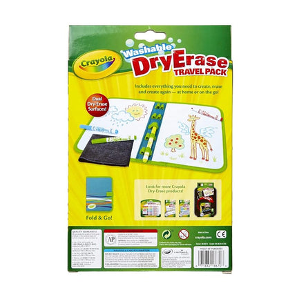 Crayola Washable Dry Erase Travel Pack, Whiteboard for Kids, Ages 4, 5, 6, 7