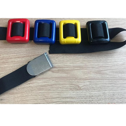 Dive Belt with Weights,Coated Lead Diving Weights for Scuba Diving Coated Dive Weights Nylon Dive Belt with Metal Quick Release Buckle for Free Diving-(1lb-3.3lb / 0.5kg-1.5kg) 4pcs