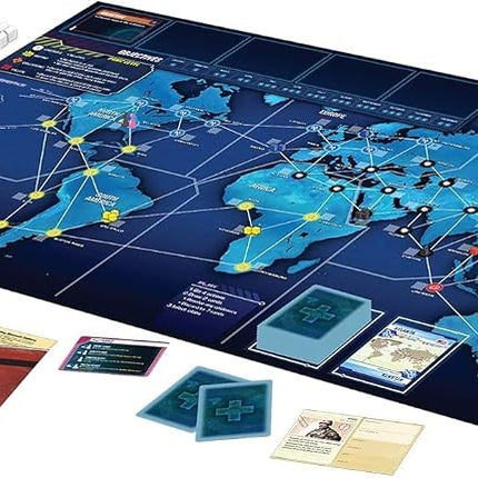 Z-Man Games, Pandemic Legacy Season 1 Blue Edition, Board Game, Ages 13+, For 2 to 4 Players, 60 Minutes Playing Time