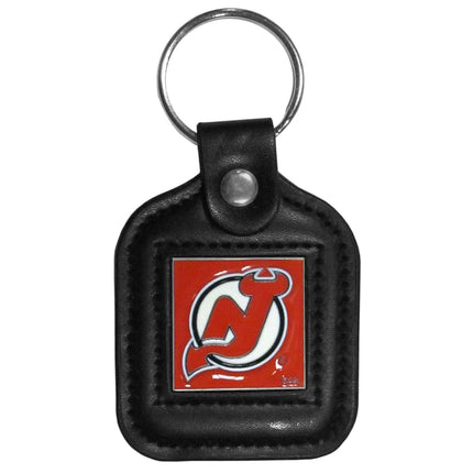 NHL Siskiyou Sports Fan Shop Philadelphia Flyers Square Leather Key Chain One Size Black