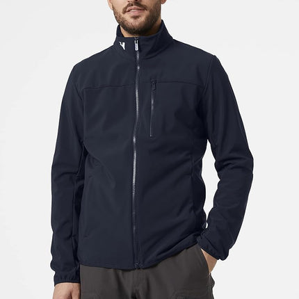 Helly Hansen Men's Crew Softshell Jacket 2.0, Navy, XL