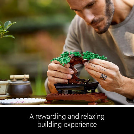 LEGO Bonsai Tree 10281 Building Kit, a Building Project to Focus The Mind with a Beautiful Display Piece to Enjoy, New 2021 (878 Pieces)