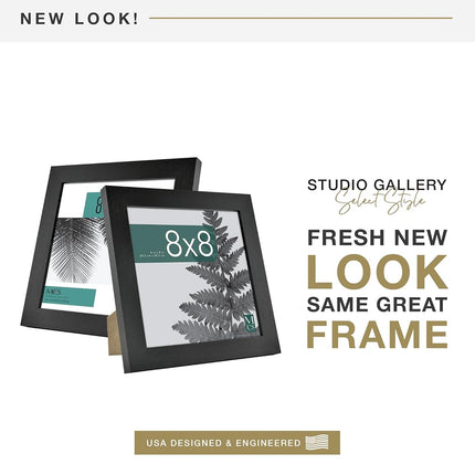 MCS Studio Gallery Poster Frame, 24x36, Gray Woodgrain, 2-Pack