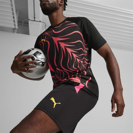 PUMA Men's Teamliga Training Shorts 2, Puma Black-Sun Stream, Small