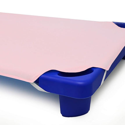 American Baby Company Juego de 10 sábanas de percal 100% algodón para cunas de guardería estándar, rosado, 23" x 51"