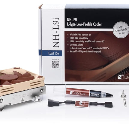 Noctua NH-L9i, Quiet High-Performance Low-Profile CPU Cooler