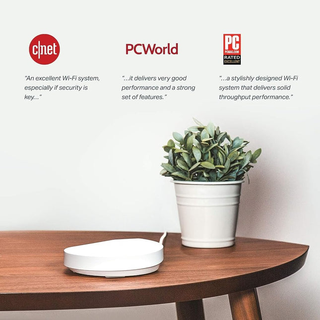 TP-Link Deco Whole Home Mesh WiFi System (Deco M5) – Up to 3,800 Sq. Ft. Coverage, WiFi Router/WiFi Extender Replacement, AC1300 Gigabit Ports, Parental Controls/Anitivirus, Seamless Roaming, 2-Pack