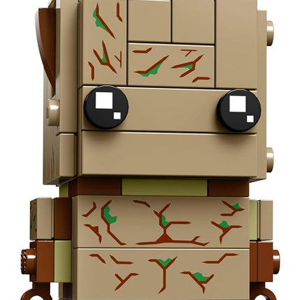 Kit de construcción LEGO BrickHeadz Groot y Rocket, Multicolor