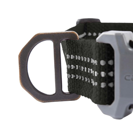 Carhartt Nylon Webbing Dog Collar, Fully Adjustable W/Durable Side Release Buckle, Black, Large